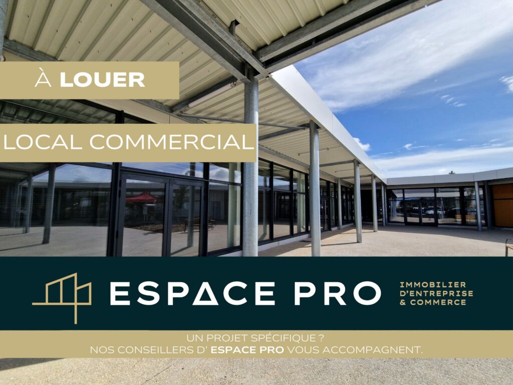 Est de Caen – A LOUER  Local commercial 880 m² Divisibles