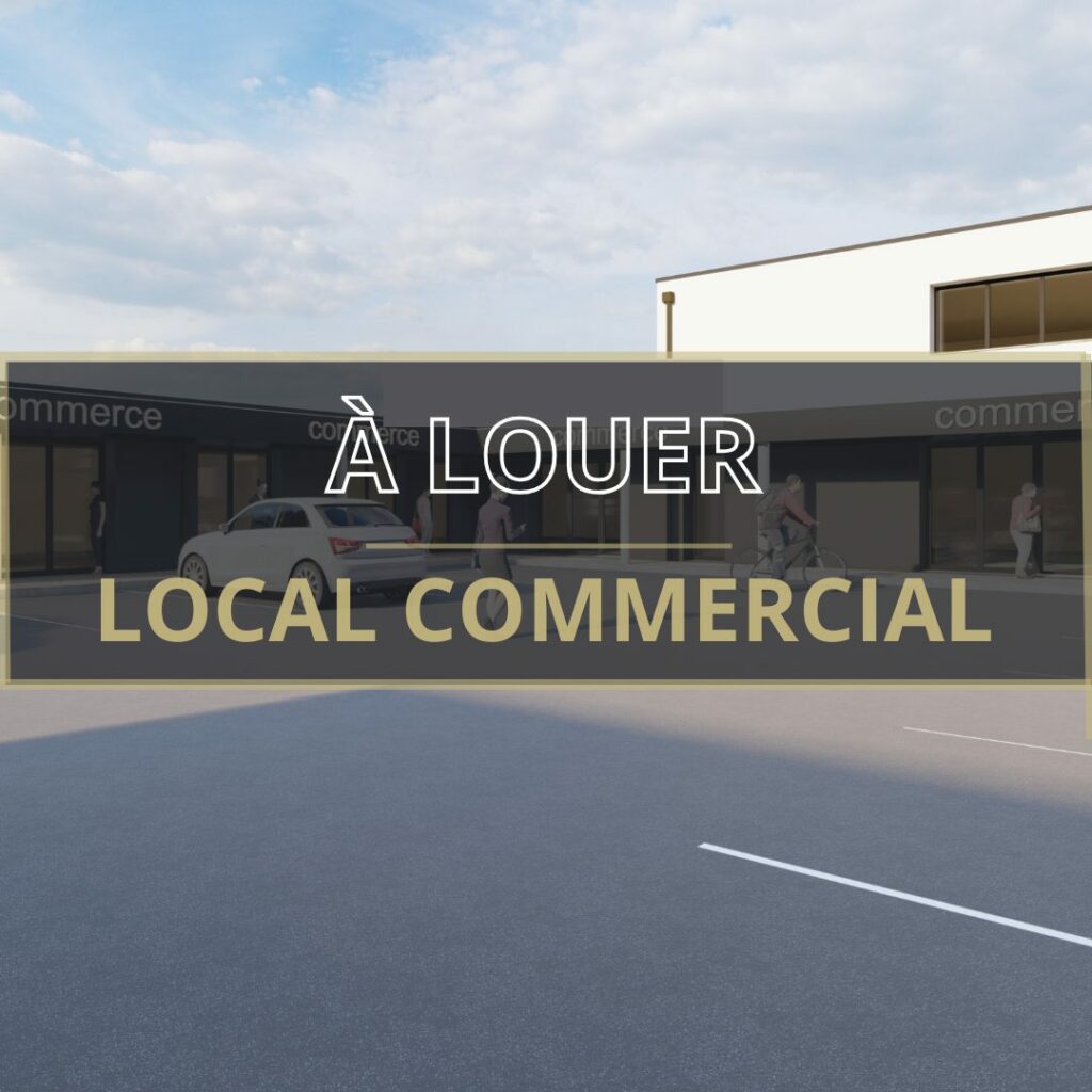 Nord de Caen – A LOUER – Local commercial neuf d&rsquo;environ 196 m²