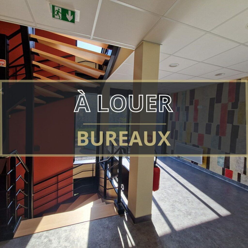 Ouest de Caen – A LOUER – Environ 115 m² de bureaux