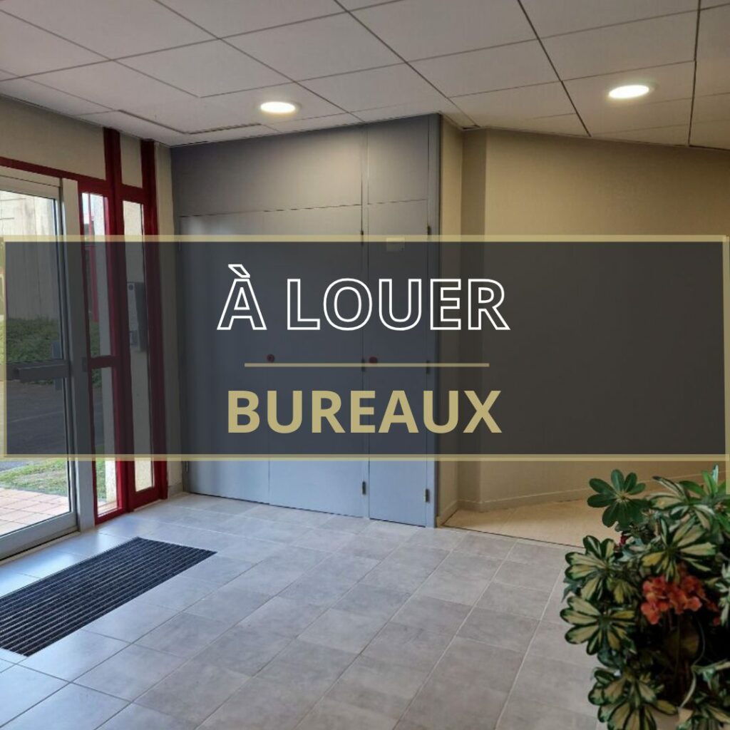 Caen Nord, A LOUER – environ 160 m² de bureaux en rez-de-chaussée