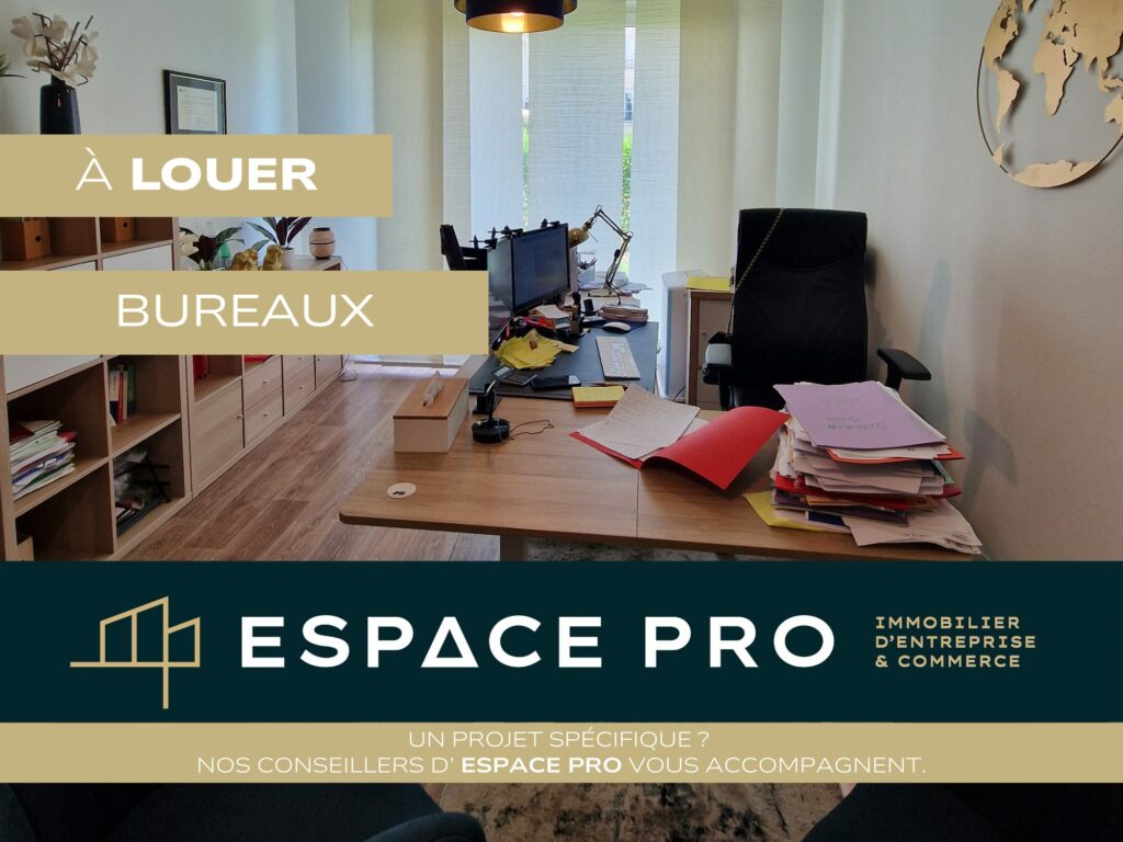 Caen centre – A LOUER – Bureaux de standing d&rsquo;environ 77 m² avec garage double