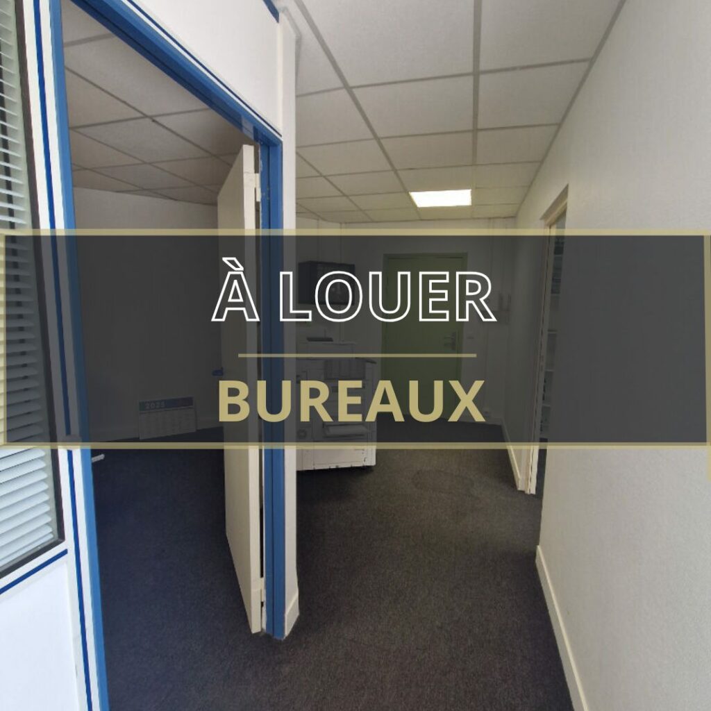 Nord de Caen – A LOUER -Bureaux aménagés d&rsquo;environ 74 m²