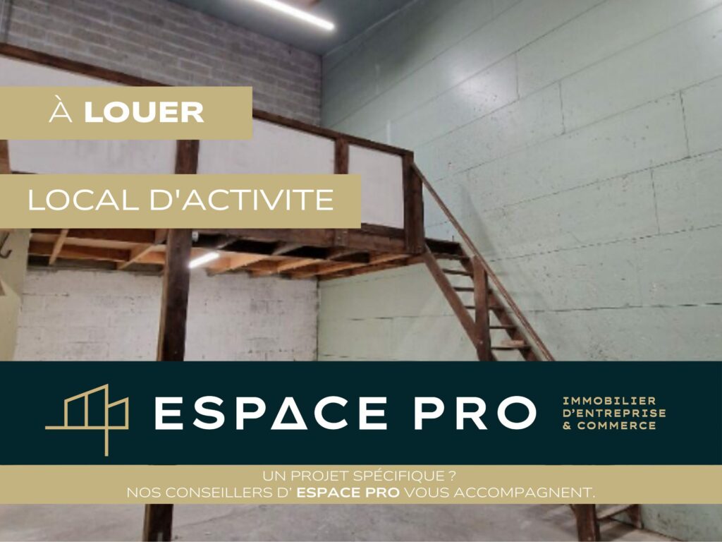 Sud Ouest de Caen – A LOUER – local d&rsquo;activités d&rsquo;environ 90 m²