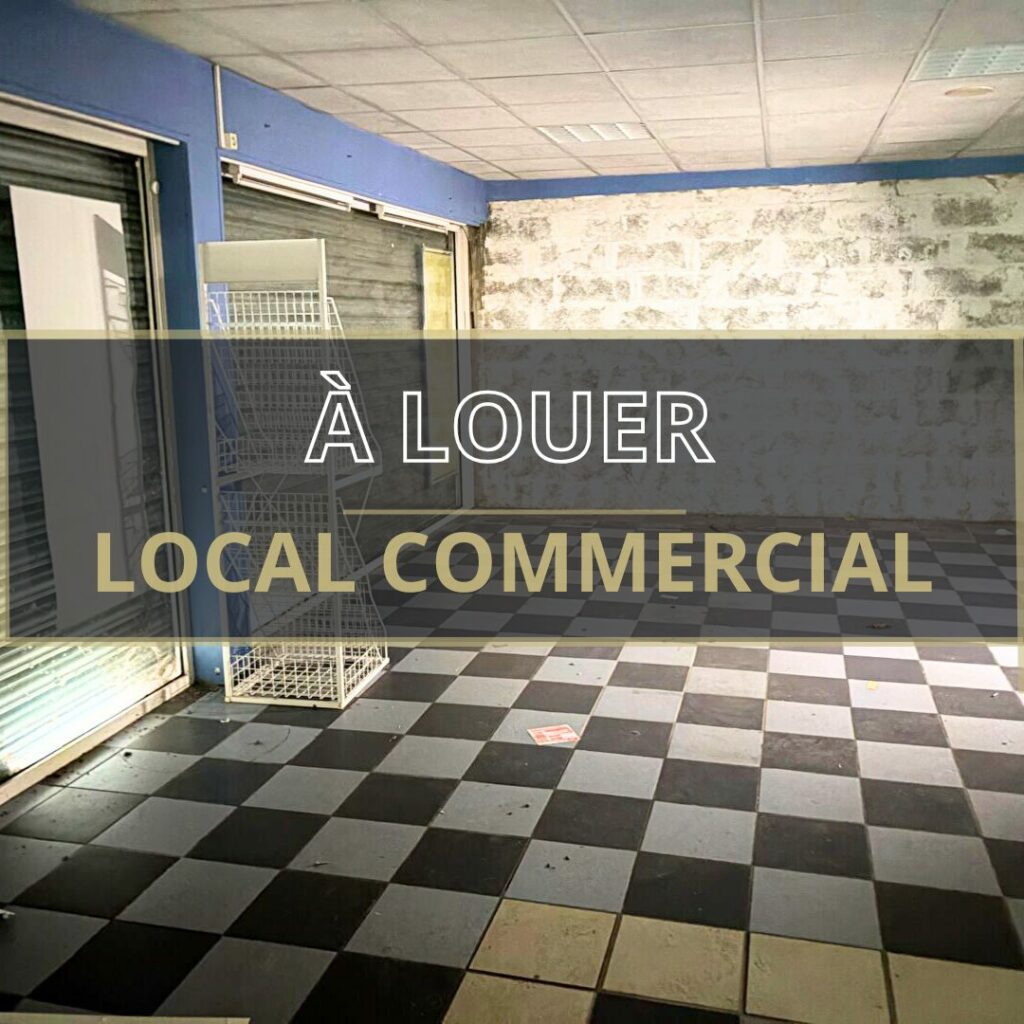 Sud de Caen – A LOUER – Local commercial 81 m²