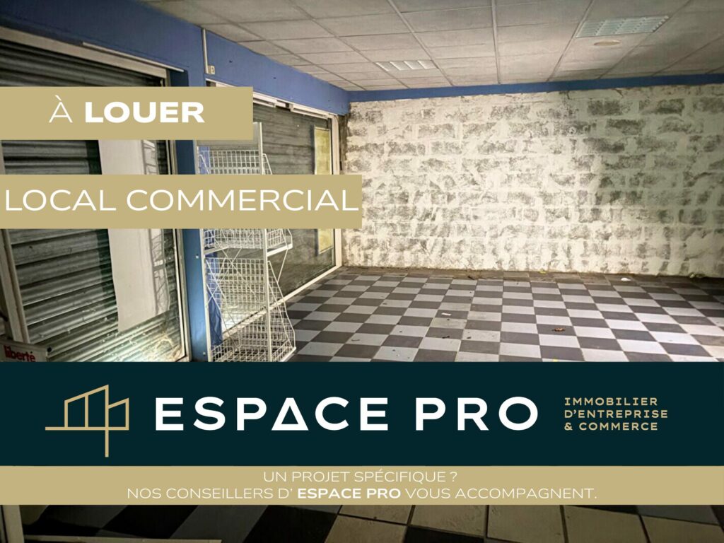 Sud de Caen – A LOUER – Local commercial 81 m²