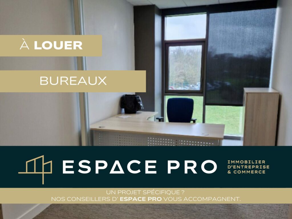 Caen Nord – A LOUER – Bureau meublé de 13 m²