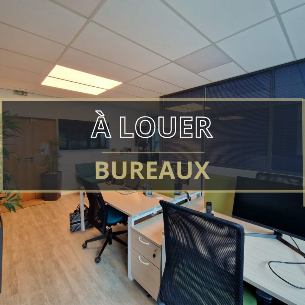 Nord de Caen – A LOUER – 121 m² de bureaux en parfait état aménagés