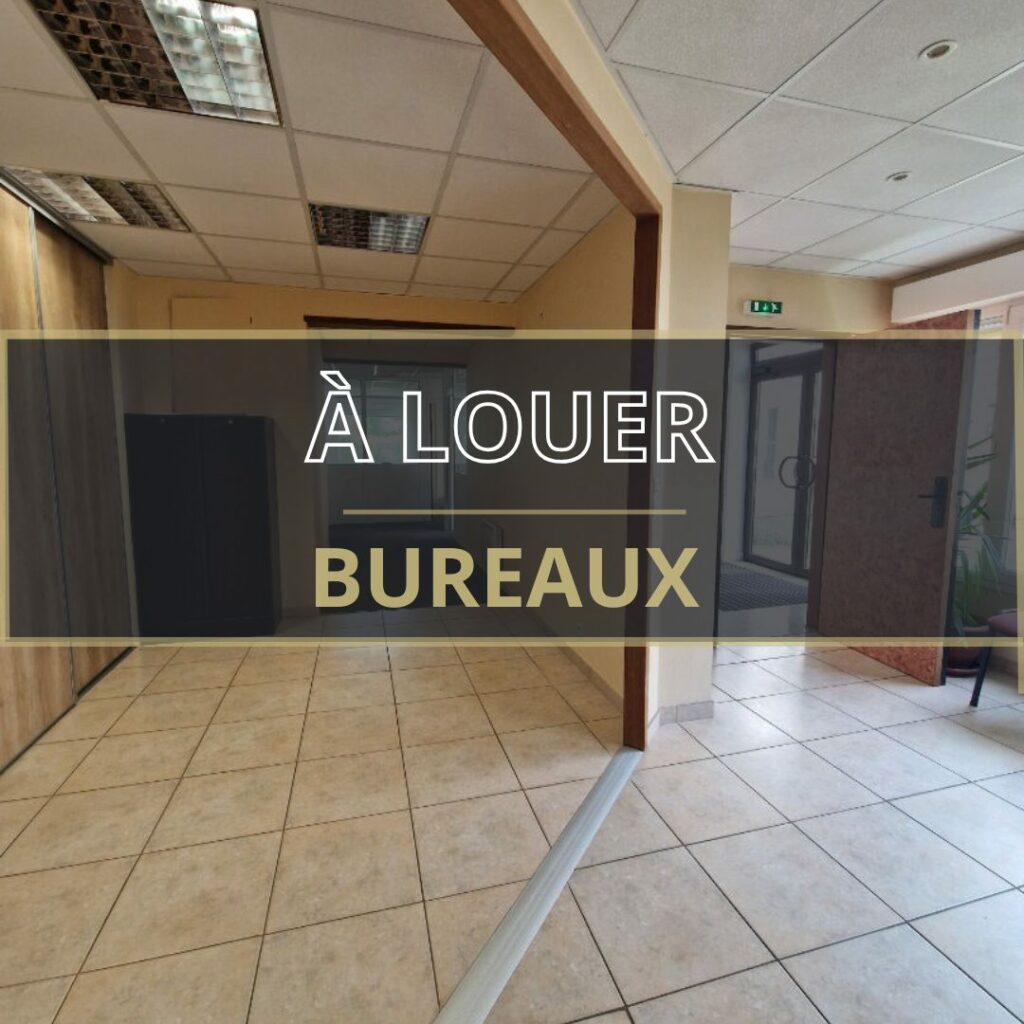 A LOUER – NORD DE CAEN – BUREAUX 225M²  33 540.00€ LOYER ANNUEL