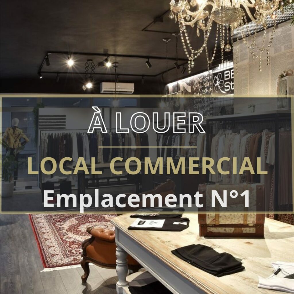 A LOUER, Emplacement  N°1, Local commercial de 180 M2