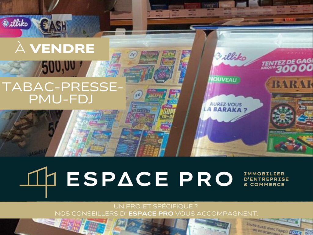 A VENDRE – TABAC PRESSE PMU FDJ  – CAEN