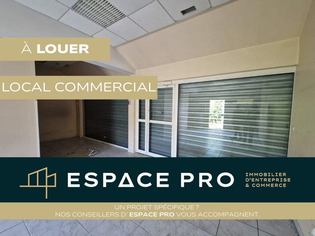 Sud de Caen – A LOUER – Local Commercial 50 m²
