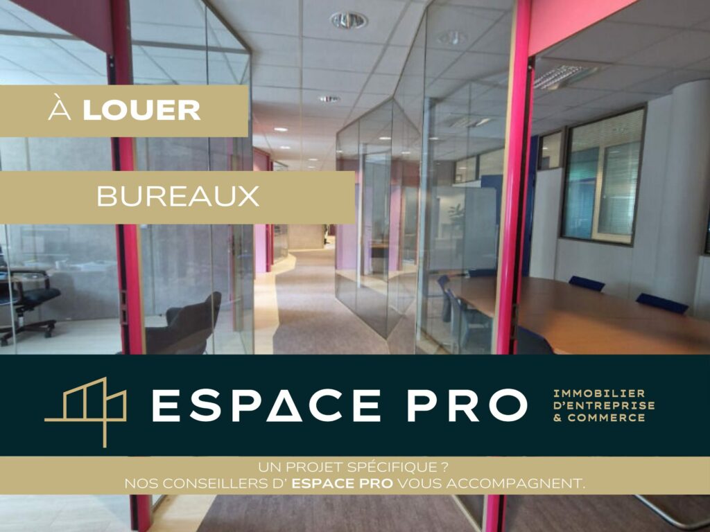 Caen Nord – A LOUER – 400 m² de bureaux parfaitement aménagés