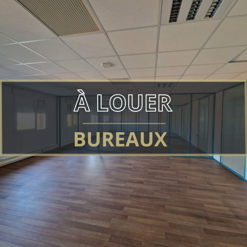 Colombelles – A LOUER – Bureaux  aménagés environ 460 m² + parkings privés
