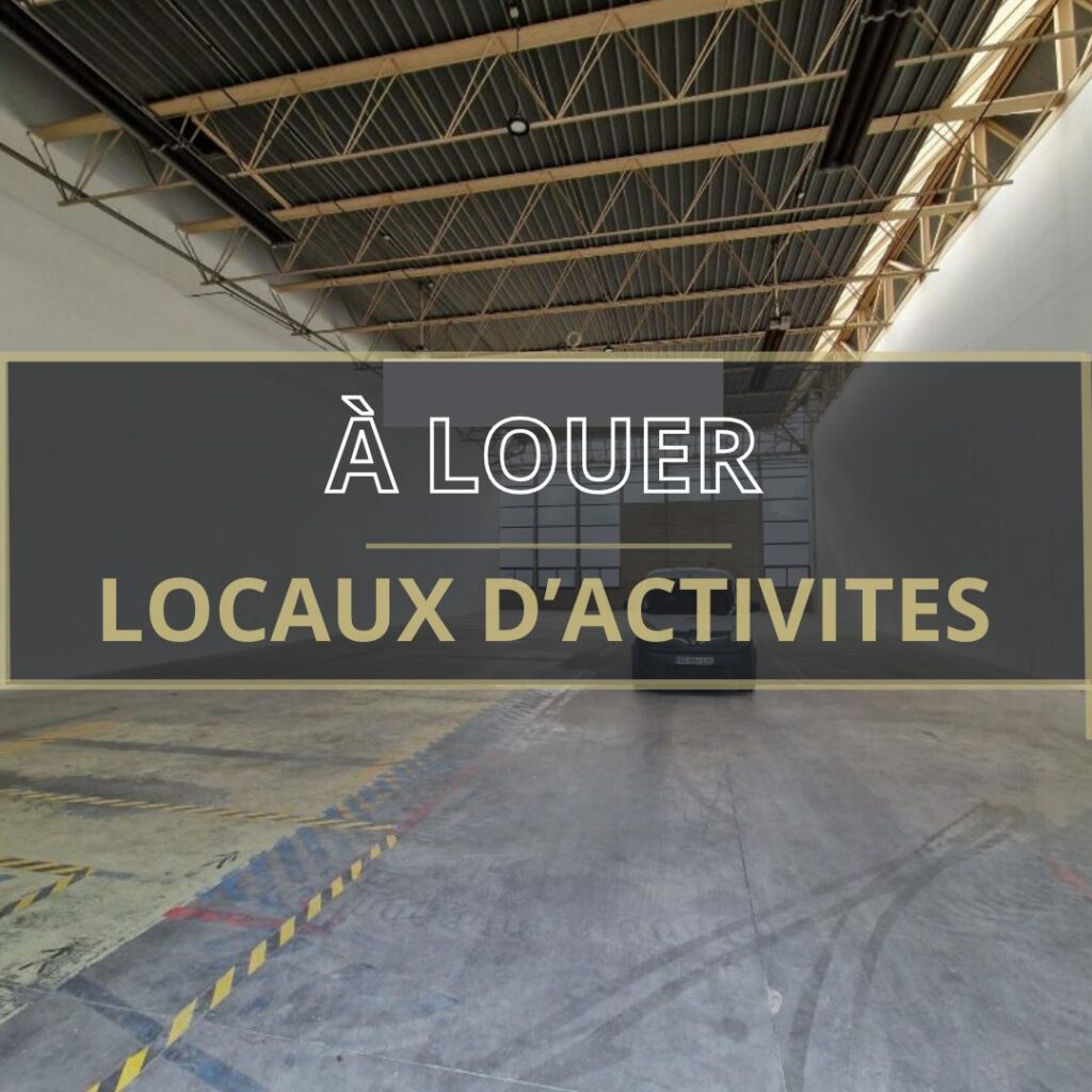 Est de Caen –  A LOUER – 500 m² de locaux d&rsquo;activités + 130 m² de bureaux