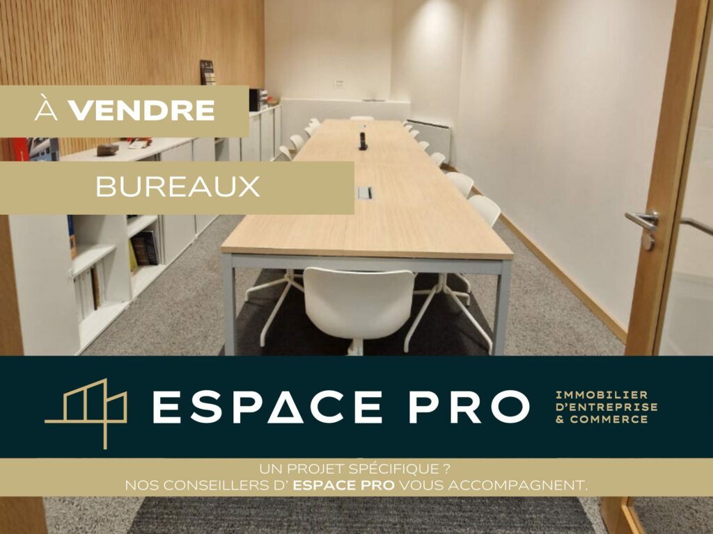 Nord de Caen – A VENDRE – 189 m² de bureaux sur 2 niveaux