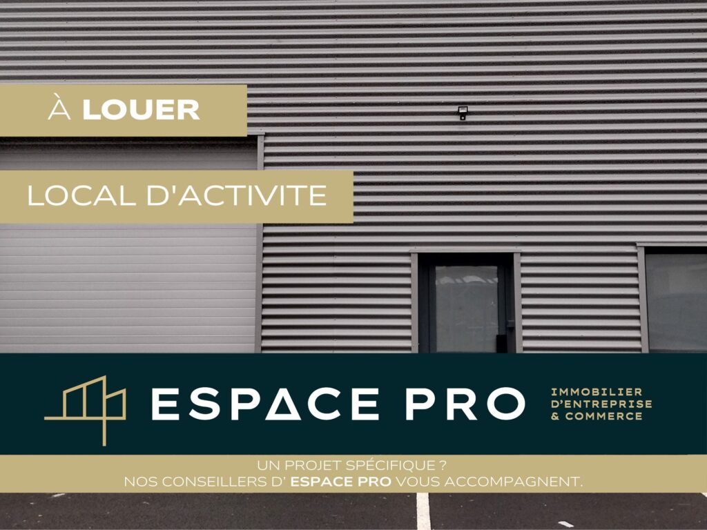 A louer local d&rsquo;activité de157 m² proche A 84 .
