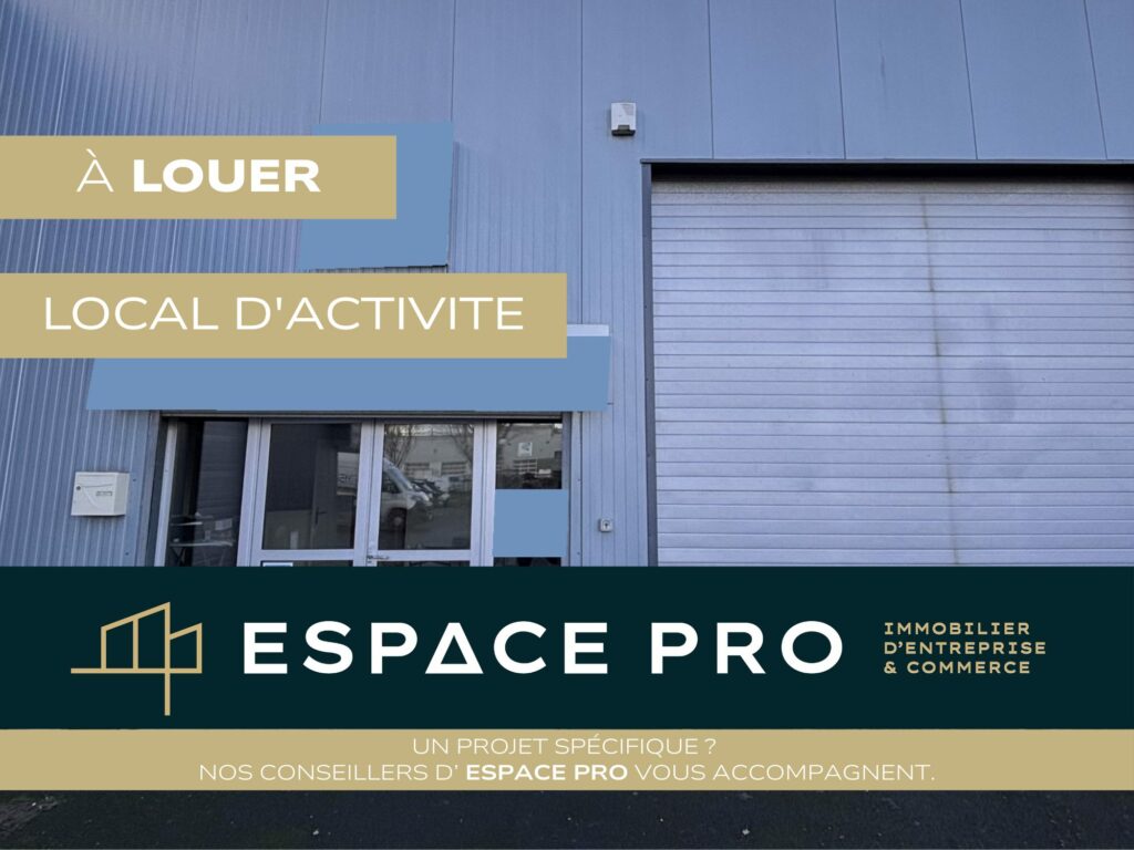 A louer local d&rsquo;activité de 200 m² environ sud est de CAEN.