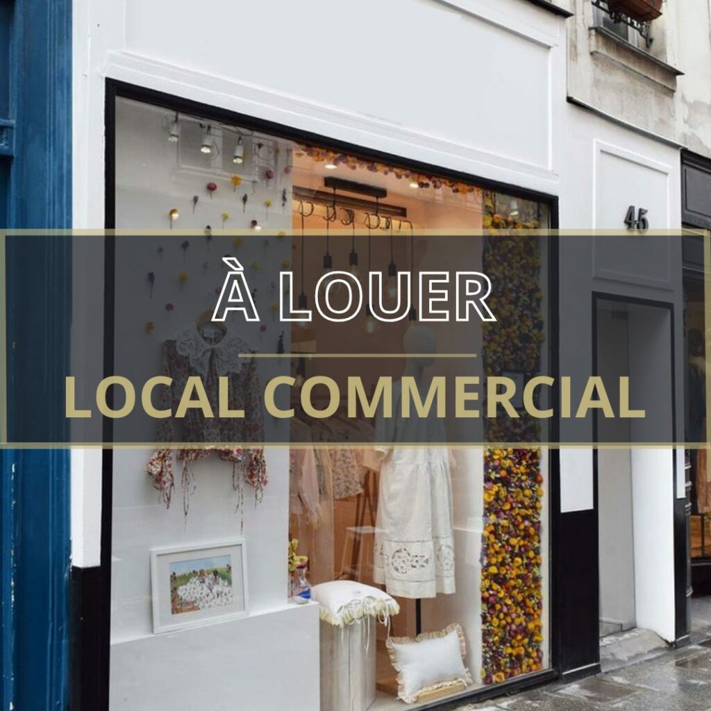 Location local commercial de 130 m2