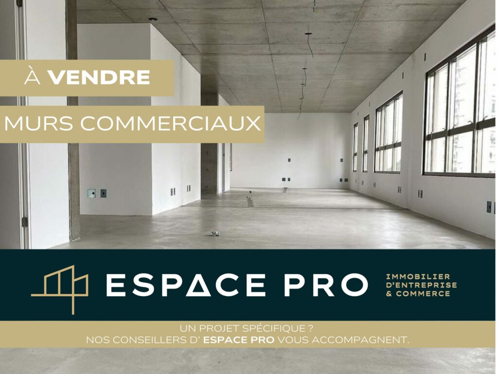 A VENDRE, MURS COMMERCIAUX DE 167 M2
