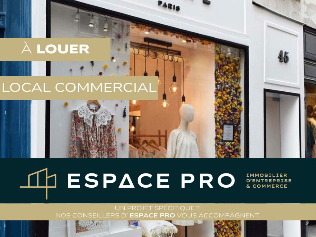 Location local commercial de 130 m2