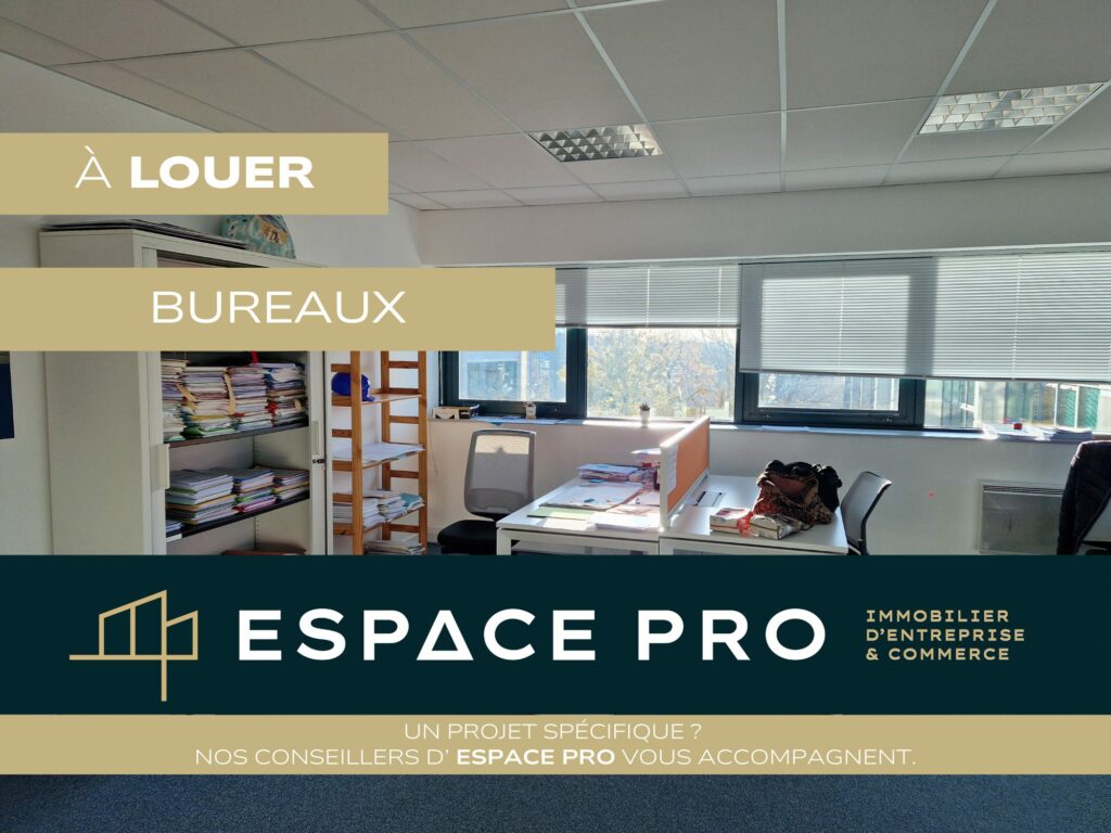 Caen Nord – A LOUER – Environ 169 m² de bureaux