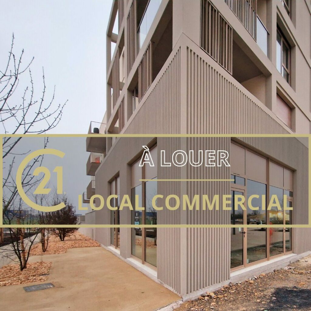 A louer Fleury Sur Orne – Local commercial neuf avec Réserve 158.10 m²