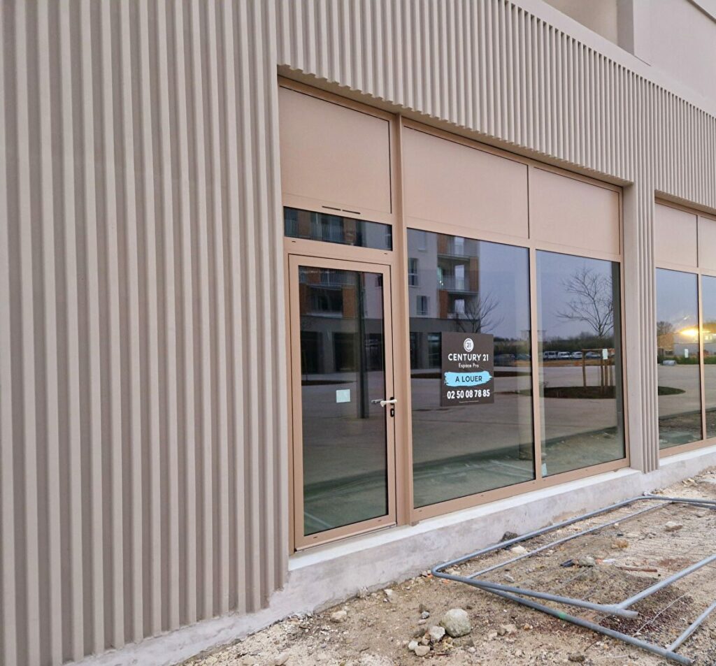 A louer Fleury Sur Orne – Local commercial neuf avec Réserve 158.10 m²