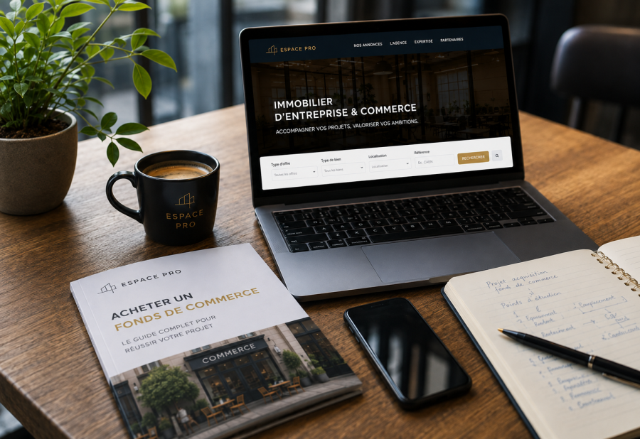 Comment acheter un fonds de commerce ? Le guide complet - Immobilier professionnel à Caen - Espace Pro